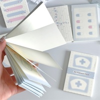 Bloc-notes autocollant à feuilles mobiles, style esthétique coréen Instagram, mignon, non-adhésif, avec pages détachables pour messages, haute qualité offset