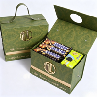 Boîte cadeau rigide de luxe biodégradable, recyclable et réutilisable pour mariage, fête, cadeaux de demoiselles d'honneur, bonbons, chocolat, bougies