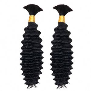 Unprocessed Brazilian Human <b>Hair</b> for Micro <b>Braiding</b> No Weft Bulk for <b>Braiding</b> Knotless Micro Braids - Product Image 3