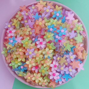 Accesorios de resina transparente para joyería DIY, dijes de flores en miniatura para manualidades, fundas de móvil hechas a mano, imanes de nevera, bolsos - Product Image 3
