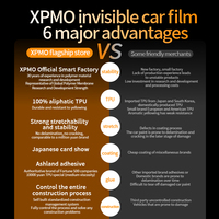 Film TPU PPF brillant XPMO, épaisseur 8,5 mil, auto-réparateur, résistant aux UV, anti-rayures, facile à installer sur la carrosserie des voitures