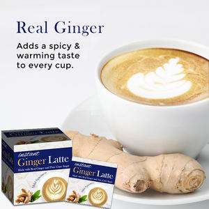 Etiqueta privada Instant Ginger Latte Tea Paquetes aceite de coco té verde Especias té <span class=keywords><strong>jengibre</strong></span> Latte - Product Image 4