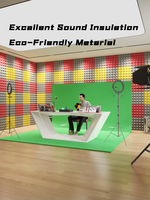 Panneaux acoustiques insonorisants écologiques personnalisés de qualité supérieure Aryan JZT-01, isolation en mousse de polyuréthane, murs de bureau KTV modernes