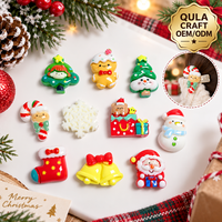 Cabochons en résine festifs d'hiver en gros pour pinces à cheveux, coques de téléphone, scrapbooking, décoration de cadeaux et loisirs créatifs