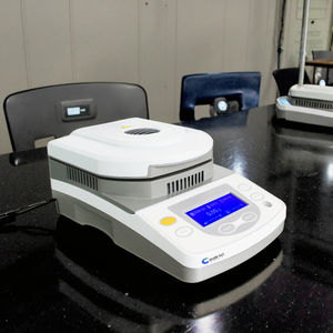 Meteran penganalisa konten kelembaban Digital elektronik penguji kelembaban Halogen untuk instrumen analisis makanan & tekstil - Product Image 1