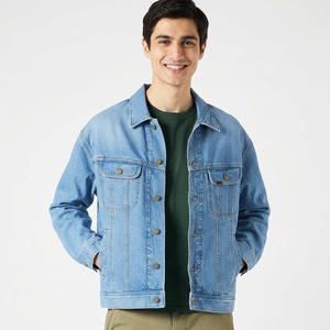2026 New Arrival Fashion Streetwear <b>Denim</b> Jackets Best New Style Comfortable <b>Material</b> Men <b>Denim</b> Casual Jackets OEM Service - Product Image 1