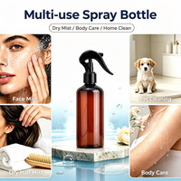 Flacon pulvérisateur continu pour soins capillaires en vrac, emballage 300 ml en PET, étiquetage personnalisé, mini pulvérisateur à gâchette, flacon pulvérisateur pour cheveux secs