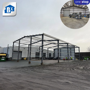 Estilo industrial 200m ² Estructura de acero prefabricada Almacén Pequeño edificio de almacenamiento con servicio ONE-STOP - Product Image 1
