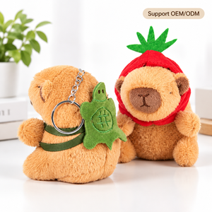 Peluche <span class=keywords><strong>de</strong></span> Capibara <span class=keywords><strong>de</strong></span> Graduación OEM, Muñeco <span class=keywords><strong>de</strong></span> Peluche, Algodón PP, Fibra <span class=keywords><strong>de</strong></span> Poliéster, Regalo <span class=keywords><strong>de</strong></span> Graduación, Decoración del Hogar - Product Image 1