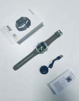 Nueva llegada H12 moda TFT pantalla táctil BT llamada Android IOS sangre oxígeno ritmo cardíaco monitoreo Fitness deporte Smartwatch para hombres