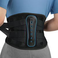 Ceinture de soutien lombaire tricotée réglable et légère, respirante, à compression élastique, pour le soutien du bas du dos, idéale pour le bureau et le sport