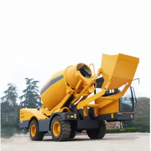 Self-loading Concrete Mixer Truck Mobile Cement Mixing Tank Reversing Drum For Distributing