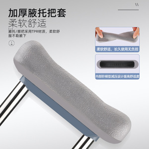 Anti Slip Crutch Foot Pad Rubber Material For Asphalt Gravel Tile Surfaces Durable Non Slip Walker Accessory - Product Image 2