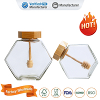 Couvercles en bambou pour pots de miel, bouchons en bambou pour bouteilles de miel en verre, couvercles en bois pour contenants de stockage alimentaire, pots de stockage de confiture
