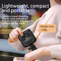 Mini projecteur vidéo LED RVB M11, lumière d'appoint de poche, température de couleur réglable 2500-9000K, alimentation par batterie, éclairage pour caméra, vlog, diffusion en direct