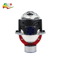 Lentille de projecteur LED en alliage d'aluminium super lumineuse de 3 pouces, 7000K, 8000 lumens, universelle pour phare de voiture