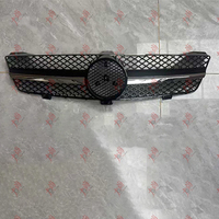 Applicable aux Mercedes-Benz CLS Classe W219, grille centrale à barres horizontales, noir argenté, début 04-08, fini 09-11
