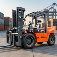 Montacargas Diésel de 8.5T y 10T en Oferta, Motor Xinchai, Sensor de Carga, Bajo Consumo de Combustible, para Empresas de Alquiler