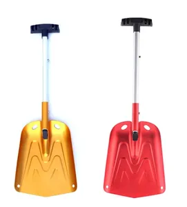 Retractable Snow Shovel Garden Aluminum Alloy Snow Shovel Multi-Purpose Car Snow Folding Emergency