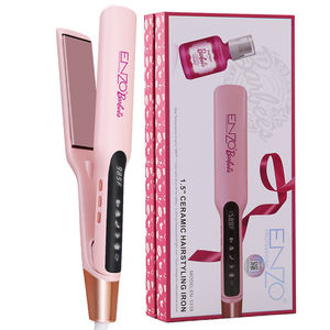 ENZO Vente Chaude Fer à Lisser Professionnel <span class=keywords><strong>Plancha</strong></span> De Cabello Lisseur de Cheveux de Salon Personnalisé avec Fonction d'Affichage de la Température - Product Image 1
