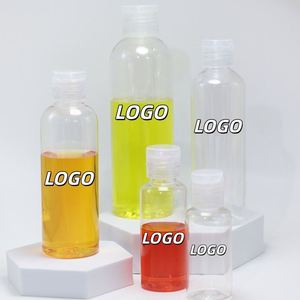 ขวดพลาสติกใสแบบกดพร้อมฝาเปิดปิด PET สำหรับน้ำหอม ขนาด 30 มล. 50 มล. 100 มล. 120 มล. 200 มล. 250 มล. 300 มล. 500 มล. สำหรับแชมพู - Product Image 1