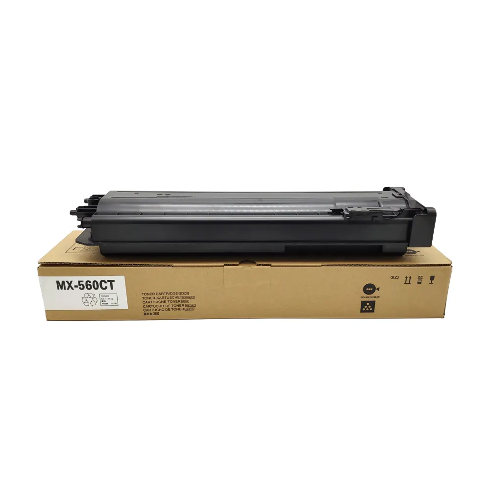 Gezhicai-cartucho de tóner Compatible con MX560, AR560 pies, para usar en MX-M364N afilados, M464N, M564N, M365N, M465N, M565N