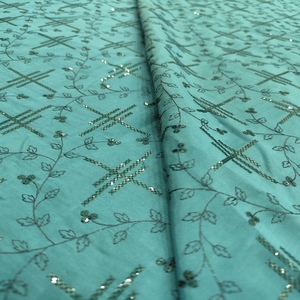 Tela de Seda Cruda de Poliéster Tejida Elegante, Suave, Duradera, Ligera y Transpirable para Acolchado, Costura, Manualidades y Confección de Vestidos - Product Image 4