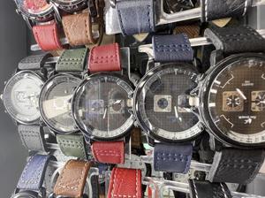 AQUALENG Orologio meccanico da uomo 43 mm Cassa rotonda in acciaio inossidabile Cinturino in pelle Cronografo Quadrante analogico Vetro zaffiro - Product Image 3