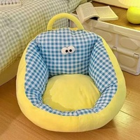 Pouf de sol style Ins, motif dessin animé, pour coin lecture de chambre, design mignon et confort douillet, canapé paresseux