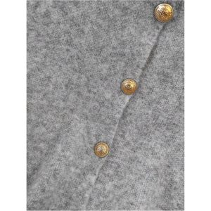 Gilet pull boutonné sans manches pour femme FOXA, col rond, tricoté, coupe classique, 100 % acrylique, tissu en laine - Product Image 5