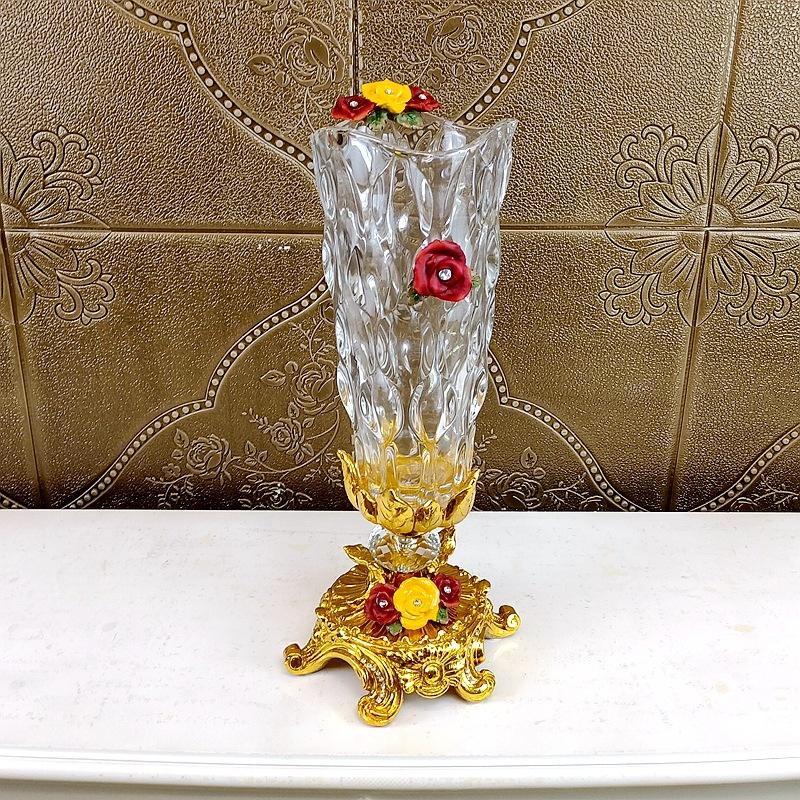 Rose Crystal Vase