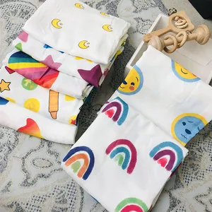 ผ้าห่มผ้ามุสลินสำหรับเด็กทารกผ้าคอตตอนไม้ไผ่สำหรับเด็กทารก