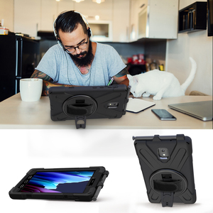 Custodia per Tablet con supporto 360 resistente robusta custodia protettiva antiurto per Samsung <span class=keywords><strong>Galaxy</strong></span> <span class=keywords><strong>Tab</strong></span> Attiva da 3 <span class=keywords><strong>8</strong></span> pollici 2020 T570 T575 T577 - Product Image 2