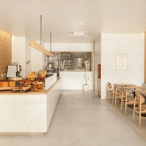 Comptoir de <span class=keywords><strong>boulangerie</strong></span> neutre minimaliste, station - service de <span class=keywords><strong>boulangerie</strong></span> commerciale moderne - Product Image 2