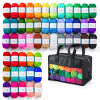 Offre Spéciale : Kit de Fils Acryliques Torsadés avec Outils de Crochet – Anti-Boulochage et Résistants pour le Tricot
