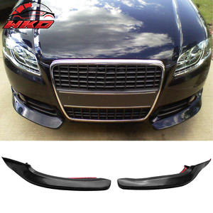Compatible con Audi A4 B7 06-08, alerón delantero estilo europeo, divisor de parachoques, 2 piezas - PU de alta calidad, accesorio exterior - Product Image 1