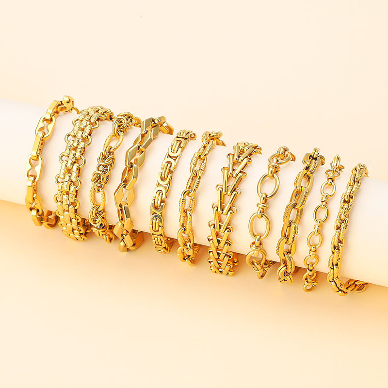 Wholesale Luxury Fashion Bracelet 18K Gold