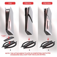 Support vertical de remplacement pour console PS5 / PS5 Slim / PS5 Pro - Plaque de montage uniquement pour PS5