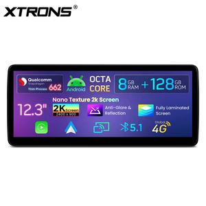 XTRONS Autoradio multimédia Android 12,3 pouces pour Mercedes-Benz Snapdragon 662 Octa Core 8+128 Go avec écran Nano Texture 2K - Product Image 4