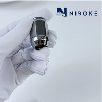 Niboke M14x1.5 HEX 21 Écrou de roue chromé pour Land Rover, Discovery, Range Rover 90942-01058 90942-02049