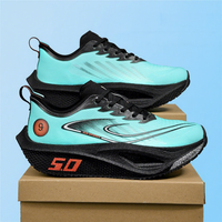 Nouvelle Collection Déstockage Chaussures de Marche à Plateforme pour Hommes Légères avec Soutien de la Voûte Plantaire et Plaque en Carbone Chaussures de Course Automne Hiver Garçons Filles