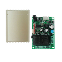 Module émetteur sans fil 12-36V 433MHz, 2 pièces, récepteur DC12V 24V et télécommande étanche pour éclairage de porte de Garage