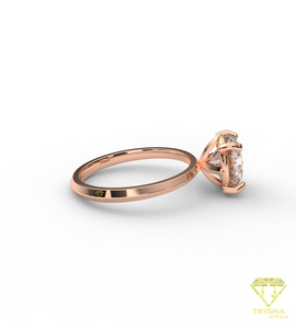 Anillo de compromiso de moissanita de alta demanda para eventos nupciales elegantes y momentos especiales en oferta - Product Image 6
