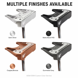 <span class=keywords><strong>Putter</strong></span> mallet en acier au carbone 1020 usiné avec précision, design anti-reflet à <span class=keywords><strong>MOI</strong></span> élevé, face douce au toucher pour une meilleure précision de putting - Product Image 4
