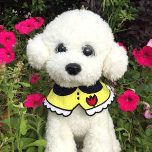 Toalla de saliva para mascotas, ajuste lindo de lana de dibujos animados tejido perro gato <span class=keywords><strong>Collar</strong></span>, babero aseo arco diseño perro bufanda, bufanda para mascota - Product Image 3