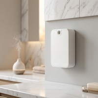 Diffuseur de parfum mural ultrasonique économique et de haute qualité 310 ml avec télécommande, 0 dB de bruit, personnalisable pour hôtels, maisons et usage commercial, fonctionne sur batterie