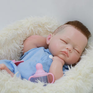 2022 nouveau Offre Spéciale belle 18 pouces <span class=keywords><strong>bébé</strong></span> <span class=keywords><strong>Reborn</strong></span> corps complet <span class=keywords><strong>Silicone</strong></span> pour patron poupée jouet pour garçons doux bricolage jouet - Product Image 6