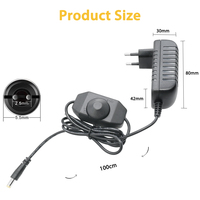Adaptateur secteur AC 100-240V vers DC 12V 1A 2A 3A 5A 6A 8A 10A avec variateur d'intensité pour bandes LED et pilotes de gradation