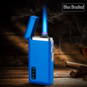 Windproof Đa Năng Turbo Jet Torch Nhẹ Hơn USB Sạc Plasma Kép Arc Điện Nhẹ Hơn Ngọn Lửa Điều Chỉnh Butan - Product Image 3