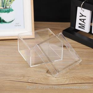 Clear Acrylic Plastic Square <strong>Cube</strong> with Lid 2.5*2.5*2.5 Inch (6.5cm) Small Clear Plastic <strong>Storage</strong> Boxes Acrylic <strong>Cubes</strong> for <strong>Storage</strong> - Product Image 4
